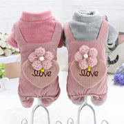 Teddy, Bichon & Pomeranian Plush Cotton Coat – Soft, Warm & Adorable