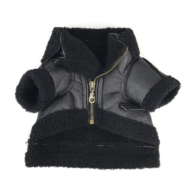 Punk Leather Sweater for Dogs – Bold Style Meets Cozy Comfort