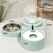 Automatic Pet Feeder & Water Fountain – 1.8L Dual Bowl Design