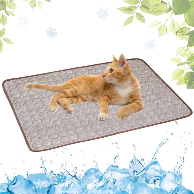 Cooling Mat for Dogs & Cats – Washable, Portable & Self-Cooling