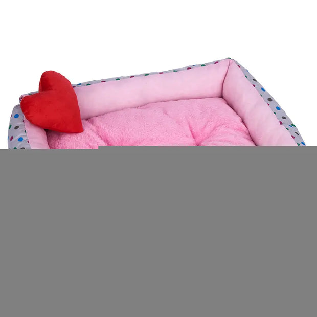 Thickened Winter Pet Bed – Soft, Warm Comfort for Small & Medium Pets