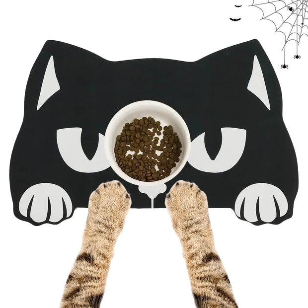 Absorbent Anti-Stain Halloween Pet Feeding Mat – Festive, Waterproof & Non-Slip