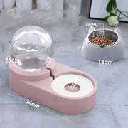 Automatic Pet Feeder & Water Fountain – 1.8L Dual Bowl Design
