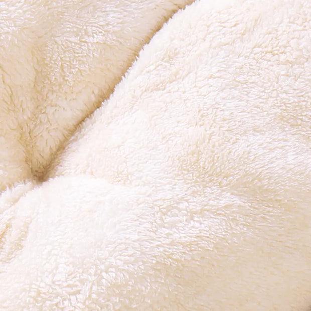 Thickened Winter Pet Bed – Soft, Warm Comfort for Small & Medium Pets